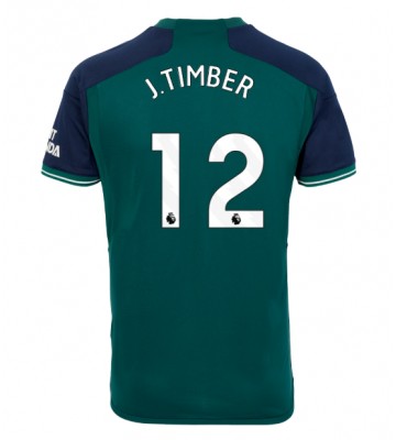 Arsenal Jurrien Timber #12 Tredje Tröja 2023-24 Kortärmad